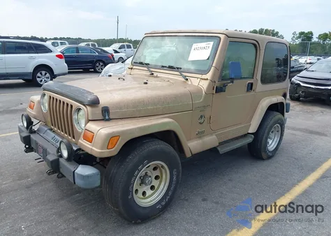 1999 Jeep Wrangler Sahara из США, поврежденный, VIN 1J4FY49S5XP462970
